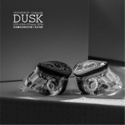 Moondrop x Crinacle Dusk IEMs 2DD+2BA+2Planar Earphones with 0.78 2 Pin 3.5mm/USB-C Plug