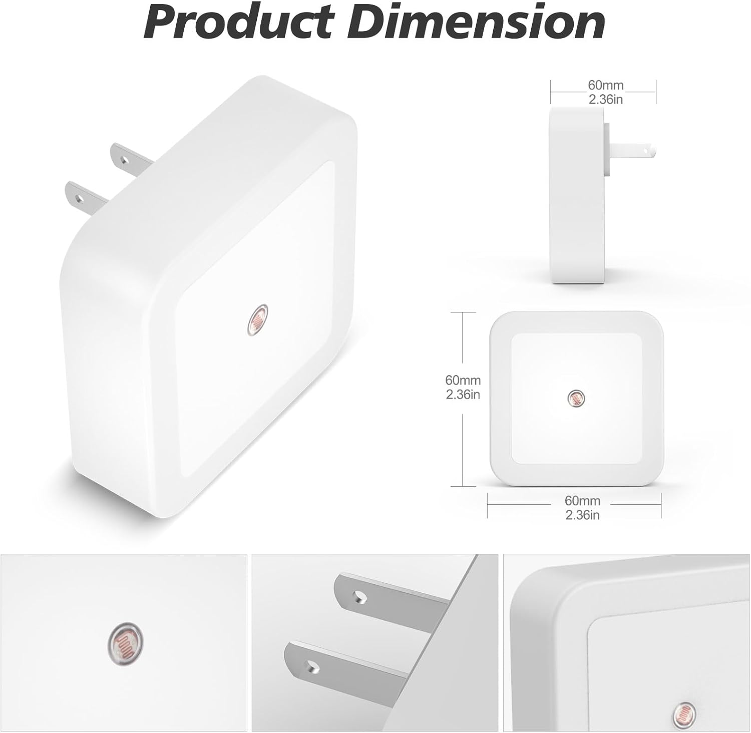 Sujeet Night Light, Night Lights Plug into Wall 8-Pack, Nightlight Plug in Night Light, Dusk to Dawn Night Lamp Led (Soft White)