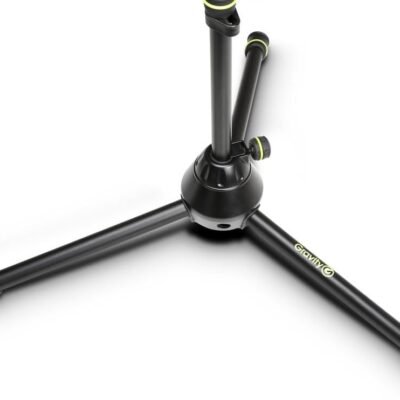 Gravity GMS4322B MS 4322 B Microphone Stand with Folding Tripod Base & 2-Point Adjustment Telescoping Boom