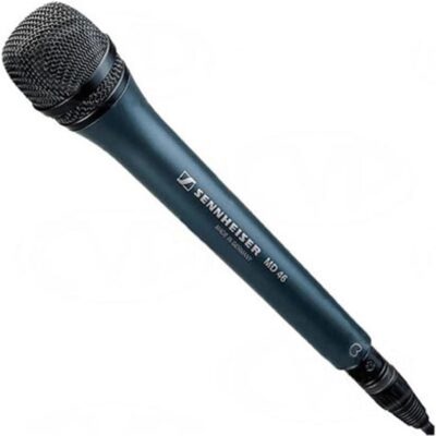Sennheiser MD 46 cardioid interview microphone,Black