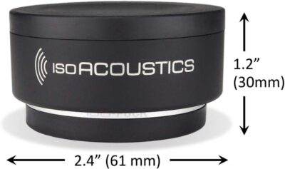51iTpp4SKBL. AC SL1146 1774187862 9752 IsoAcoustics Iso-Puck Series Acoustic Isolators (Iso-Puck, 20 lbs max/Unit, 2-Pack)