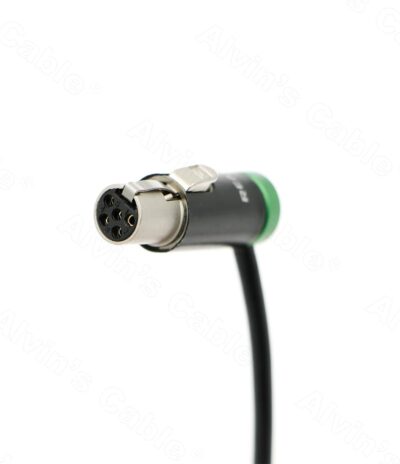 Alvins Cables 10Inch (25cm) Low Profile TA5F to Dual LP XLR 3 Pin Male Audio-Cable for Wisycom-MCR54, Lectrosonics-DCHR-Receiver, Cameras, Portable Recorders, Mixers