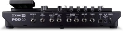 Line 6 POD Go Guitar Multi-Effects Pedal, Black