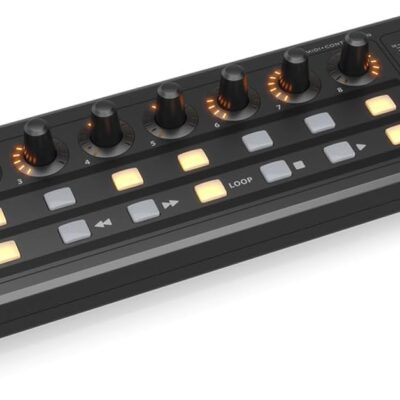 51jgIlKaAqL. AC SL1200 1774023707 6067 Behringer X-Touch Mini Ultra-Compact Universal USB Controller with TAPH100 Studio Monitor Headphones