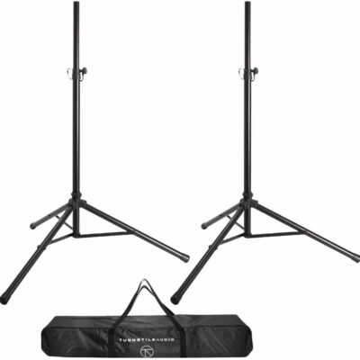 Behringer 2X EUROLIVE B112D HP 2-Way 12 PA Speaker System W/2 Cables / 2 Stands