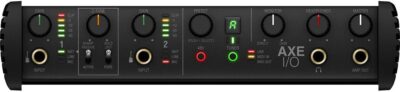 IK Multimedia AXE I/O premium 2-in 5-out 24-bit, 192 kHz USB audio interface for Mac/PC with advanced guitar tone shaping, Hi-Z re-amp out and massive AmpliTube and TONEX software bundle