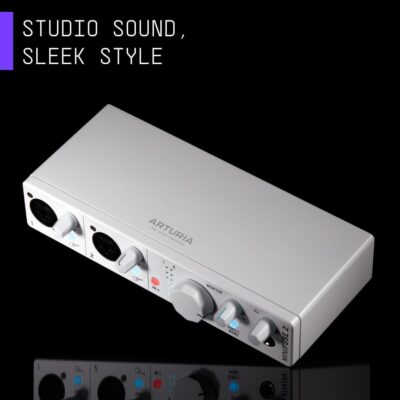 51kHJo MYIL. AC SL1080 Arturia – MiniFuse 2 – Compact USB Audio & MIDI Interface with Creative Software for Recording, Production, Podcasting, Guitar – White