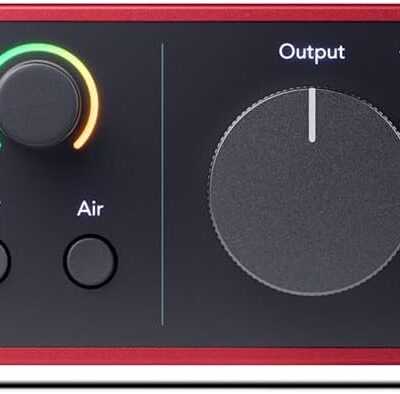 Focusrite Scarlett Solo (4th Gen) USB Audio Interface and Waves Musicians 2 Bundle