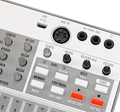 Korg Volca Sample Digital Sample Sequencer Bundle with Power Supply and Austin Bazaar Polishing Cloth