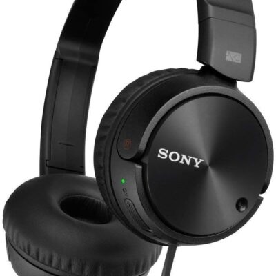 51mX3VgCL. AC SL1178 Sony MDR-ZX110NC Extra Bass Noise-Cancelling Headphones with Neodymium Magnets & 30mm Drivers, Black (Renewed)