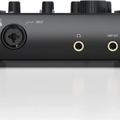 IK Multimedia AXE I/O One – Professional USB Audio Interface with Z-TONE advanced guitar tone shaping, AmpliTube and TONEX software included, high-resolution recording studio equipment