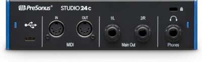 51ntqpIR4PL. AC SL1500 PreSonus Studio 24c 2×2 USB Audio/MIDI Interface with with Studio One Artist Software Pack and Lyxpro Condenser Microphone Kit
