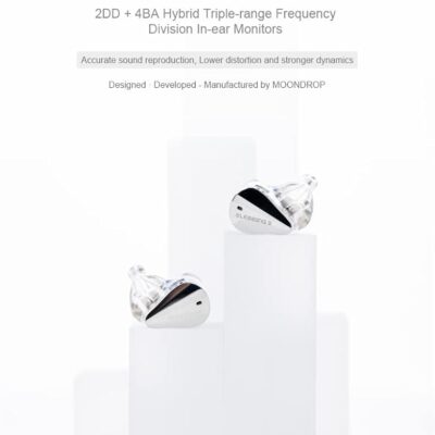Moondrop Blessing 3 in-Ear Earphones 2DD+4BA Hybrid Triple-Range Frequency Division in-Ear Monitors 0.78-2pin IEM Earbuds