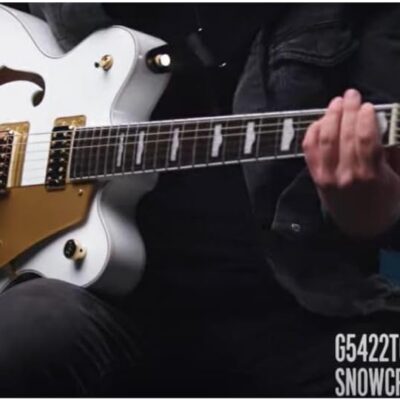 51qOQlQ5DL. AC SL1080 Gretsch G5422TG Electromatic Classic Hollowbody Double-Cut with Bigsby – Snowcrest White