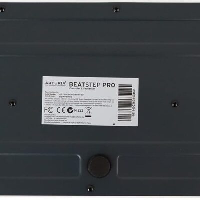 51rQpTaBVWL. AC SL1500 Arturia BeatStep Pro Bundle: 64-Step Sequencer MIDI USB DJ Recording Pad Controller, RPAK Charcoal Backpack with Padded Laptop Pocket, 2 Items