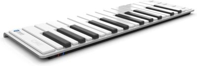 51tVLcWF6LL. AC SL1500 Xkey 25 Air Bluetooth MIDI Keyboard – Apple-Style Ultra-Thin Aluminum Frame, 25 Full-Size Velocity-Sensitive Keys, Polyphonic Aftertouch, Ultra-Low Latency, Simply Plug & Play on iPad, iPhone, Mac, PC