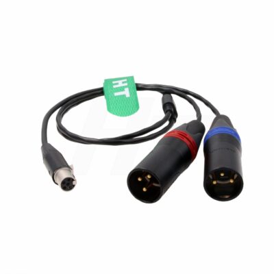 51v56mEhWjL. SL1500 Audio Cable Mini XLR 5 Pin TA5F to Two XLR 3-pin for Wisycom MCR54, Zaxcom QRX200, Lectrosonics SRc5P Receiver to Sound Devices Mixer Recorder