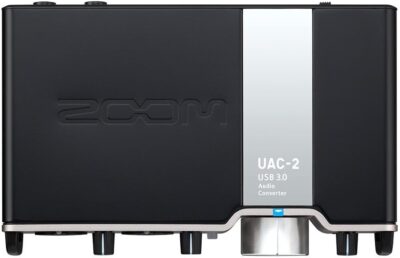 Zoom UAC-2 USB 3.0 Audio Interface, 2 In/2 Out Audio Interface, 2 Mic/Line/Hi-Z Inputs, MIDI I/O, Headphone Output, 2 Line Outputs, Bus Powered