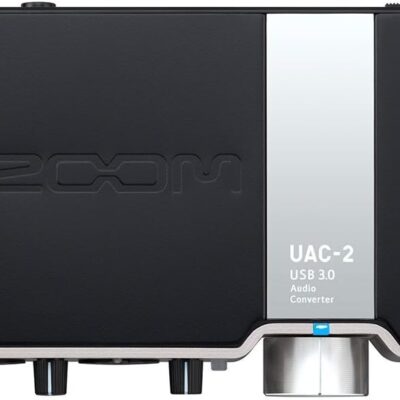 Zoom UAC-2 USB 3.0 Audio Interface, 2 In/2 Out Audio Interface, 2 Mic/Line/Hi-Z Inputs, MIDI I/O, Headphone Output, 2 Line Outputs, Bus Powered