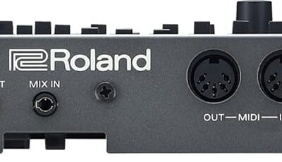 Roland JD-08 Sound Module Programmable Synthesizer Bundle with MIDI Cable, Headphones, and Austin Bazaar Polishing Cloth