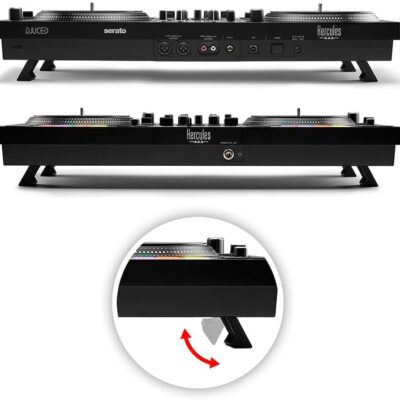 51wiSJkZ59L. AC Hercules DJControl Inpulse T7, 2 Deck Motorized DJ Controller with built in STEMS Control, Serato DJ and DJUCED included