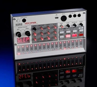 Korg Volca Sample Digital Sample Sequencer Bundle with Power Supply and Austin Bazaar Polishing Cloth