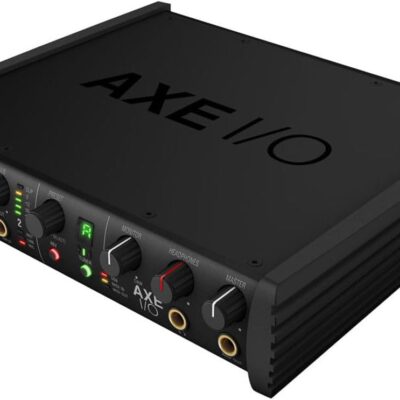 IK Multimedia AXE I/O premium 2-in 5-out 24-bit, 192 kHz USB audio interface for Mac/PC with advanced guitar tone shaping, Hi-Z re-amp out and massive AmpliTube and TONEX software bundle