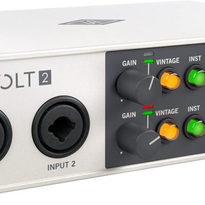 Universal Audio Volt 2 USB Audio Interface – Bundle with 2 XLR Cables