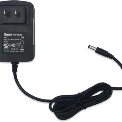51zKWoDk7L. AC SL1500 MyVolts 15V Power Supply Adaptor Compatible with Make Noise 0-Coast Synth – US Plug – with Extension and Inline Switch