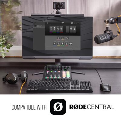 61 FnsISzpL. AC SL1080 RØDE RØDECaster Duo Compact All-in-One Audio Production Solution for Podcasting, Streaming, Music Production and Content Creation (Black)