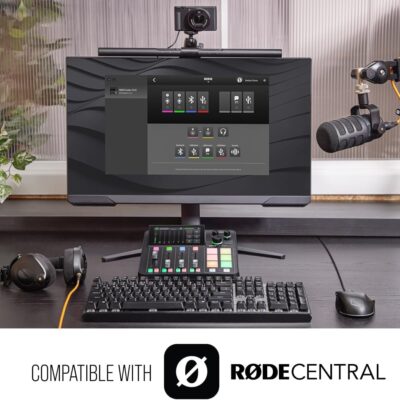 61 FnsISzpL. AC SL1080 RØDE RØDECaster Duo Compact All-in-One Audio Production Solution for Podcasting, Streaming, Music Production and Content Creation (Black)