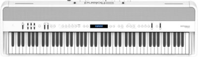 Roland FP-90X | Flagship Portable 88-Note Digital Piano | Immersive & Powerful 4 Speaker System | Distinctive Acoustic Tones & Deep Sound Shaping | Bluetooth & MIDI Connectivity | White