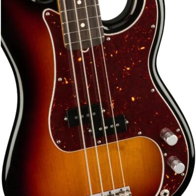 Fender American Professional II Precision Bass, 3-Color Sunburst, Rosewood Fingerboard
