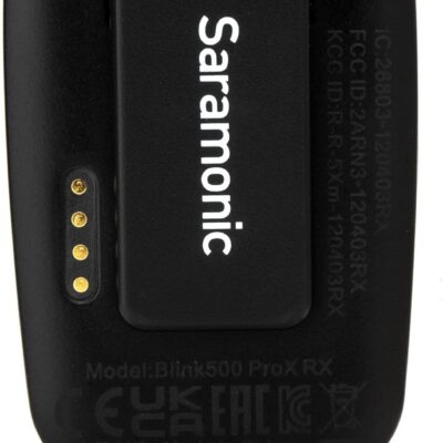 Saramonic Blink 500 Pro X B2 Wireless Microphone for iPhone, 2-Person Wireless 2.4GHz Clip-On Microphone System with Lavaliers for Cameras, Mobile & More, Black
