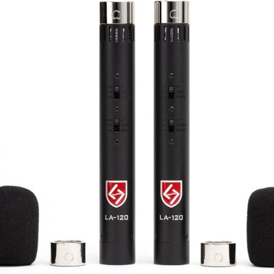 610xe3Q6NnL. AC SL1500 Lauten Audio LA-120 V2 Small-Diaphragm Condenser Microphone Pair