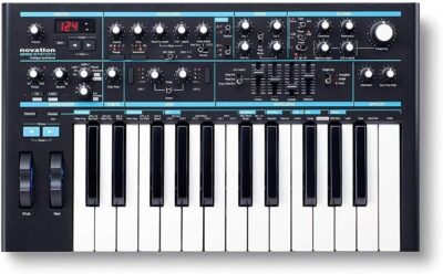 611Czi6PY0L. AC SL1000 Novation Bass Station II Analogue Monosynth + On-Stage KS6150 Compact MIDI/Synth Utility Stand