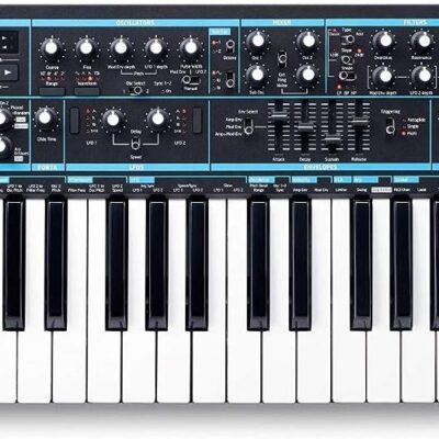 611Czi6PY0L. AC SL1000 Novation Bass Station II Analogue Monosynth + On-Stage KS6150 Compact MIDI/Synth Utility Stand