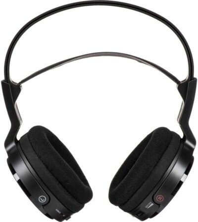 Sony MDR-RF912RK Over-Ear Wireless Radio Frequency Stereo TV Headphone System with 40mm Drivers, Noise Reduction and Long Wireless Range, Black (Non-Retail Packaging)