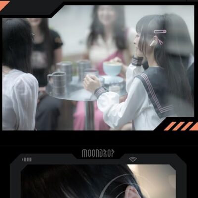 6122oMzDmBL. AC SL1500 Moondrop Space Travel TWS Earphone Bluetooth 5.3 Noise Canceling True Wireless Stereo IEMs(Black)