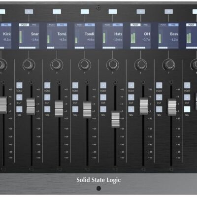 Solid State Logic UF8 Advanced DAW Controller Bundle with Solid State Logic UF1 Single-Fader DAW Control Surface
