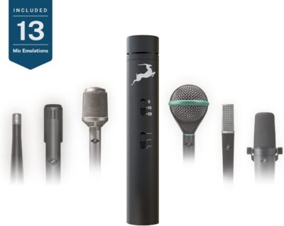 Antelope Audio Zen Quadro Synergy Core + Antelope Audio Edge Note Small Diaphragm Condenser Modeling XLR Microphone (Pair)