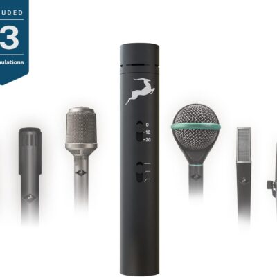 Antelope Audio Zen Quadro Synergy Core + Antelope Audio Edge Note Small Diaphragm Condenser Modeling XLR Microphone (Pair)