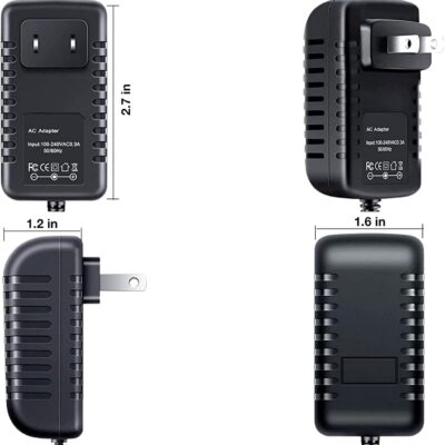 6134DhxIdPL. AC SL1500 AC Adapter Replacement for Squarp Hapax Sequencer Power Supply Mains PSU, Black