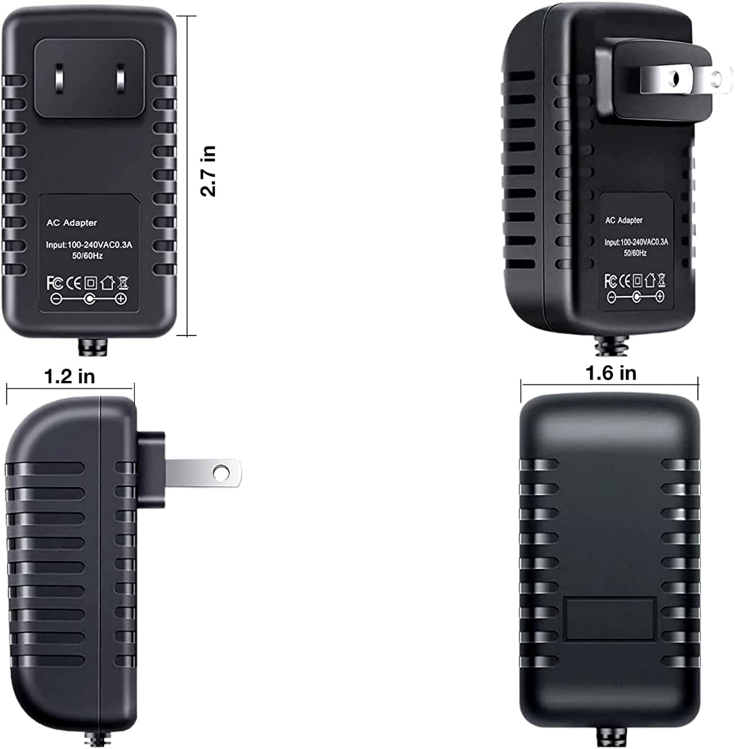 AC Adapter Replacement for Squarp Hapax Sequencer Power Supply Mains PSU, Black