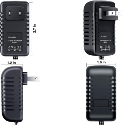 AC Adapter Replacement for Make Noise 0-Coast Synth Power Supply Mains PSU, Black