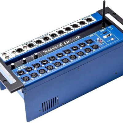 Soundcraft Ui24R 24-Channel Digital Mixer/Multitrack USB Recorder Bundle with Sony MDR-7506 Headphones and XLR Cable