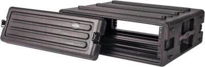 613qm8tiEL. AC SL1500 SKB 3U Roto Rack Case – Durable Polyethylene Gear Protector, Stackable, Waterproof with Twist Latches & Rubber Feet for Musicians, Black