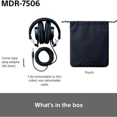 Sony MDR7506 Professional Large Diaphragm Headphone