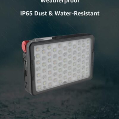 Aputure MC Pro Camera Lights,RGBWW LED Video Lights Lensed Mini LED Panel Full Color Portable Photography Lighting,4200mAh Rechargeable Battery,APP Control, Support Magnetic Attraction