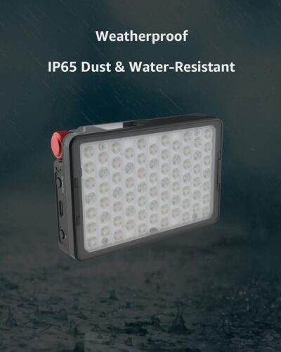 Aputure MC Pro Camera Lights,RGBWW LED Video Lights Lensed Mini LED Panel Full Color Portable Photography Lighting,4200mAh Rechargeable Battery,APP Control, Support Magnetic Attraction
